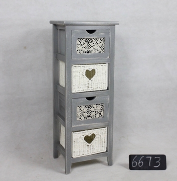 Picture of NORA Wooden Cabinet With 4 Drawers