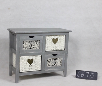 Picture of NORA Wooden Cabinet With 4 Drawers