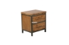 Picture of KANSAS 2-Darwer Acacia Wood Bedside Table (Walnut)