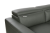 Picture of CHERADI Sectional Sofa in 100% Top Leather (Grey) - Facing Left