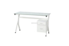 Picture of ARCHIE 130 Glass Computer Desk (White)