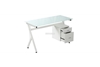 Picture of ARCHIE 130 Glass Computer Desk (White)