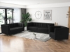 Picture of MISHTI 3+2+1 Velvet Sofa Range (Black)
