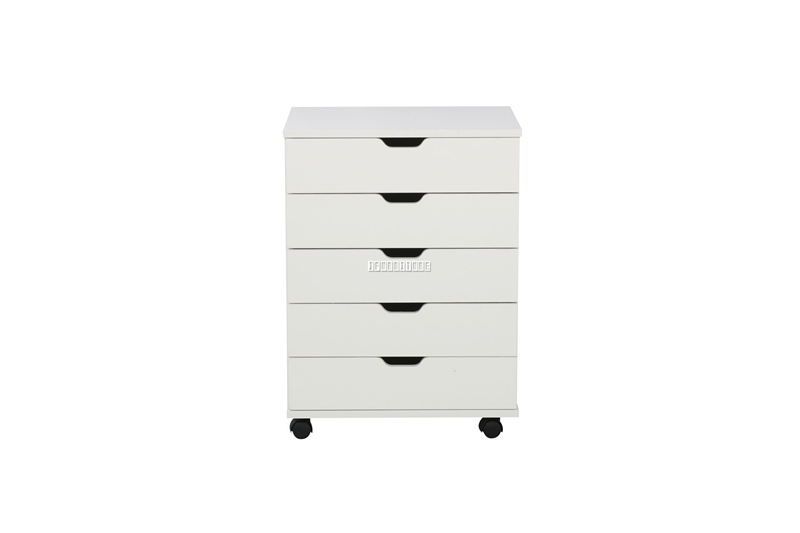 Picture of WOOSTER 5 DRAWER FILE CABINET *White