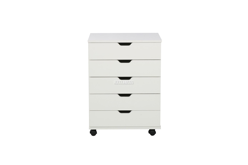 Picture of WOOSTER 5 Drawer File Cabinet (White)