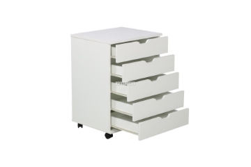 Picture of WOOSTER 5 Drawer File Cabinet (White)