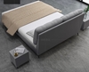 Picture of GIMORA Platform Bed Frame Genuine Leather