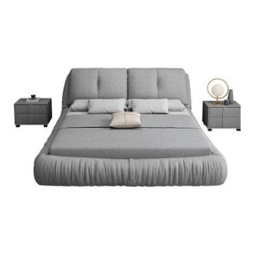 Picture of IBIZA Platform Bed Fram (Light Grey) - King