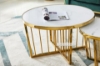 Picture of MONTROSE Marble Top Coffee/Side Table (Gold) - 24" (Small)