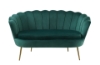 Picture of EVELYN Curved Flared (Loveseat) - Light Blue