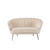 Picture of EVELYN Curved Flared (Loveseat) - Violet
