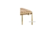 Picture of CANARY Gold Frame Velvet Foot Stool (Beige)