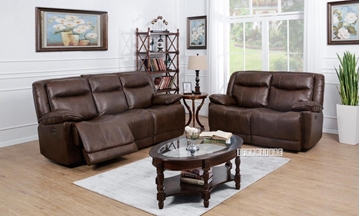 Picture of KANSAS Electric Power Reclining 1+2+3 SOFA RANGE*Leather Gel