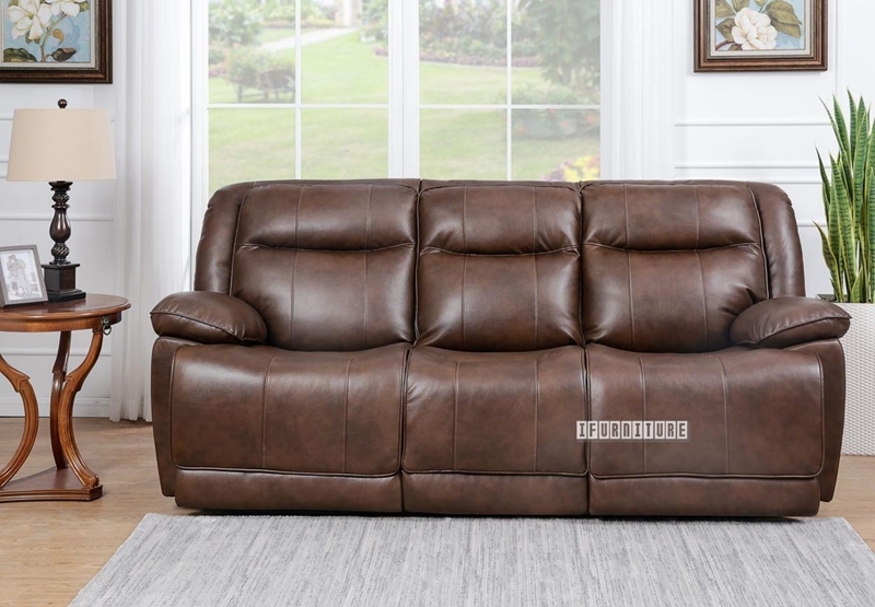 Picture of KANSAS Electric Power Reclining 1+2+3 Sofa Range *Leather Gel - 3 Seater (Sofa)
