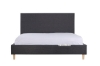 Picture of MADRID Fabric Bed Frame in King Size (Dark Grey)