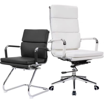 Picture of ALEXIA HIGH BACK OFFICE CHAIR * WHITE PU
