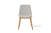 Picture of LARSSON Solid Ash Wood Dining Chair (Red/Grey)