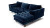 Picture of FAVERSHAM Velvet Sectional Sofa (Deep Blue)