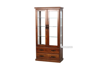 Picture of DROVER 180 Display Cabinet (Solid Pine)