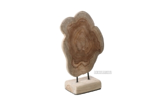 Picture of BARON Solid Teak Wood Display Abstract - Medium