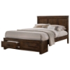 Picture of VENTURA Solid Wood Platform Bed Frame With Storage Drawers