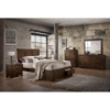 Picture of VENTURA 6-Drawer Solid Wood Dresser with Mirror (Oak Brown)