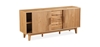 Picture of ELMY 2 DOOR 4DRW Solid Wood Buffet (Natural)