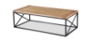 Picture of CORSICA OAK COFFEE TABLE *NATURAL WASH AND BLACK