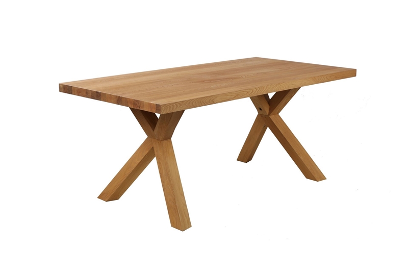Picture of RIVIERA 180 SOLID OAK Dining Table (Natural)