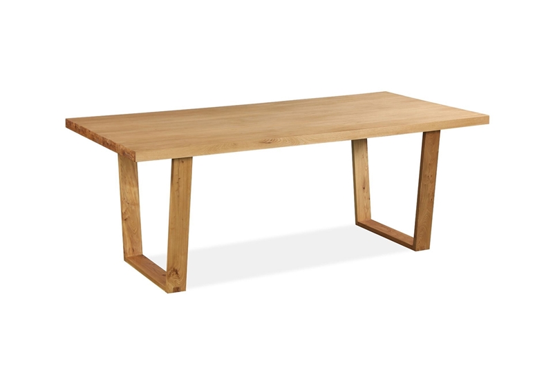 Picture of (Final Sale) HAMILTON 180 Solid Wood Dining Table (Natural) - 180 L X 90 W