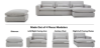 Picture of SIGNATURE Modular Sofa Range *Dust, Water & Oil Resistant (Light Grey)