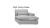 Picture of SIGNATURE Modular Sofa Range (Dust, Water & Oil Resistant) - Armless Chair