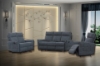 Picture of BREMEN 1R+2RR+3RR Fabric Reclining Sofa Range (Grey)