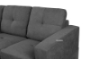 Picture of ADISEN Sectional Sofa with Ottoman (Dark Grey)