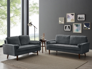 Picture of FAVERSHAM 3+2 Sofa Range (Dark Gray) - 3+2 Set