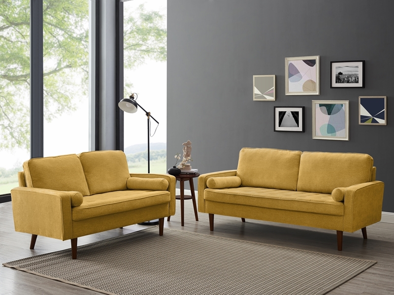 Picture of FAVERSHAM 3+2 Sofa Range *goldenrod