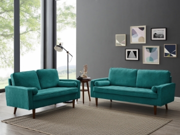 Picture of FAVERSHAM Sofa Range (Cyan) - 2 Seaters (Loveseat)
