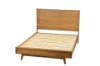 Picture of RETRO Bed Frame (Maple Color) - Queen