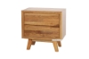 Picture of RETRO 2-Drawer Oak Nightstand (Maple Color)