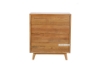 Picture of RETRO Oak 4-Drawer Chest (Maple Color)