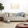 Picture of MARSALA 3+2+1 CHESTERFIELD TUFTED FABRIC SOFA RANGE *BEIGE