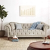 Picture of MARSALA 3+2+1 Chesterfield Tufted Fabric Sofa Range (Beige) - 3 Seater
