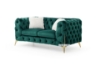 Picture of VIGO Chesterfield Tufted Velvet Fabric Sofa Range (Green)
