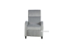 Picture of HOWE Push Back Reclining Velvet Chair (Dark Gray)
