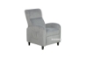 Picture of HOWE Push Back Reclining Velvet Chair (Dark Gray)