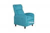 Picture of HOWE  Push Back Reclining Velvet Chair (Blue)