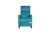 Picture of HOWE  Push Back Reclining Velvet Chair (Blue)