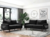 Picture of KAISON Sofa Range (Black) - Loveseat + Sofa Set