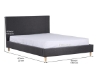 Picture of MADRID Fabric Platform Bed in Four Sizes - Twin