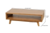 Picture of RETRO Oak Coffee Table (Maple Color)